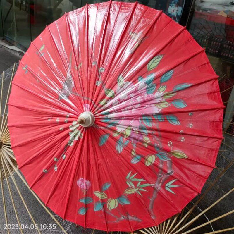 中国风伞新中式伞古风伞红色结婚古风防雨伞桐油伞拍照摄影工艺伞