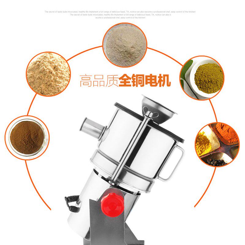 创力气流式超微粉碎机中药材打粉机商用超细研磨机小型家用磨粉机