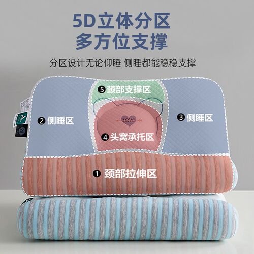 SPA反牵引护颈枕头枕芯助睡眠成人睡觉专用护颈椎枕整头家用一对