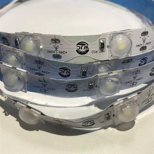 3030LED透镜漫反射软灯条24V软灯带发光字S型工程W型防水灯带模块