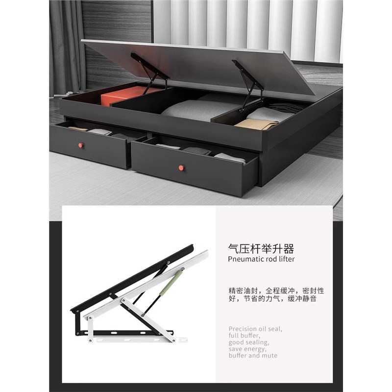 床用液压支撑杆气压杆榻榻米床板架床箱储物床油压高箱床气撑杆