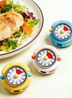 磁吸机械计时器厨房做饭定时提醒器可视化自律时间管理闹钟倒计时