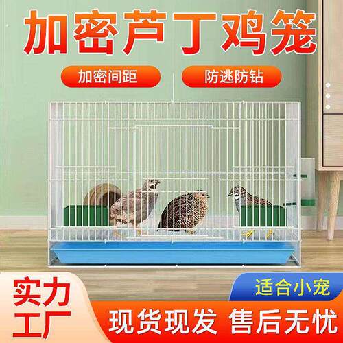 鸟笼子家用小型芦丁鸡养殖笼鸟笼家用小号手提运输宠物兔笼折叠