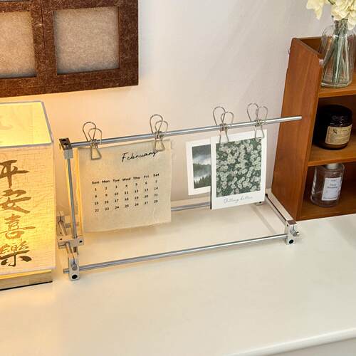 照片展示架卡片架清单记事本支架光轴展示架咖啡店饭厅菜单架摆件