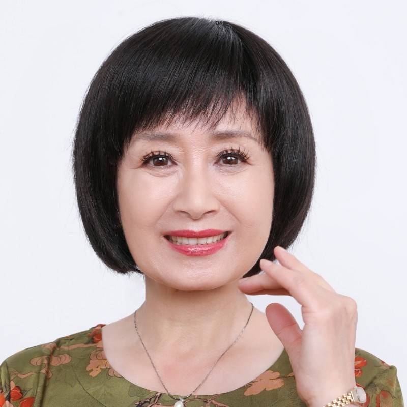 中老年假发女全头套自然真发薄款短发波波头妈妈款化疗光头假发套
