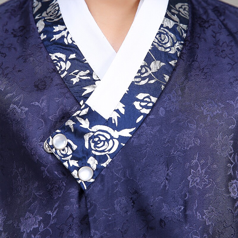 韩国古装韩服男孩童少数民族万圣节儿童舞蹈舞台表演出服长袖套装