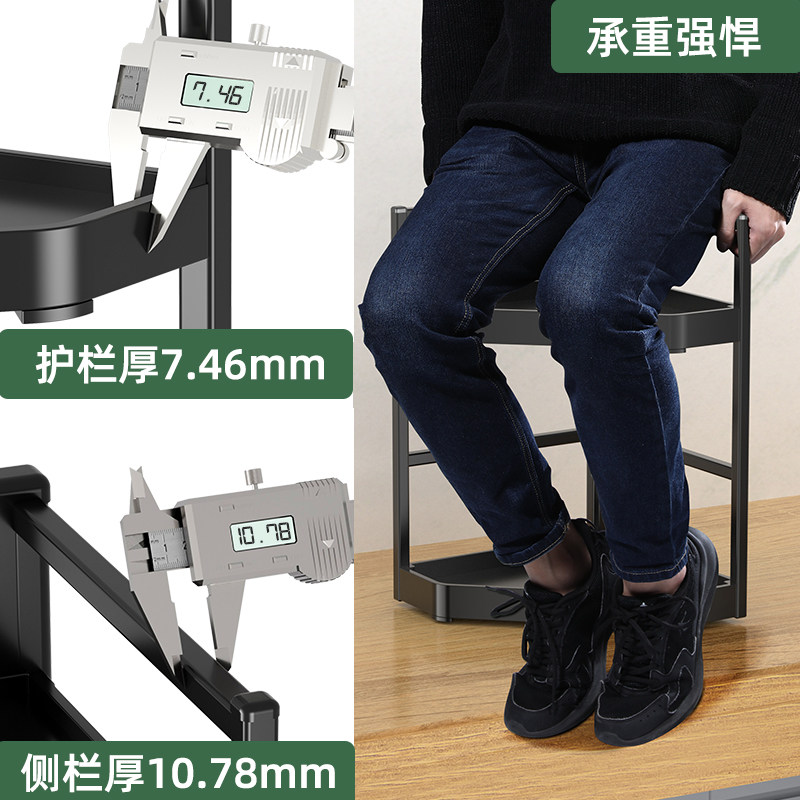 厨房置物架台面角落三角调料挂架墙角挂件转角收纳壁挂免打孔架子
