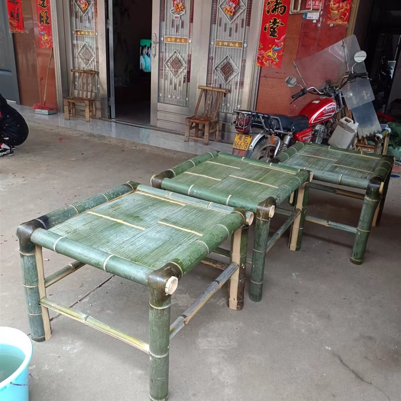 竹茶几禅意竹制品茶桌中式简约户外茶舍竹桌子桌椅组合竹制品家具