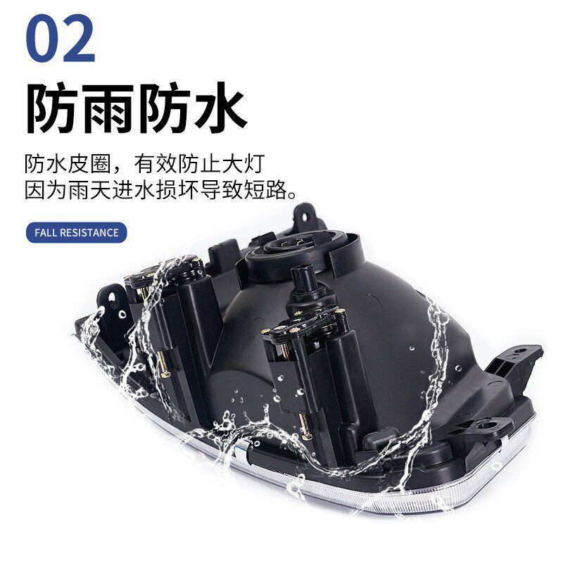 适用于一汽解放货车J6F大灯总成 j6f前照灯远近光解放J6F前大灯