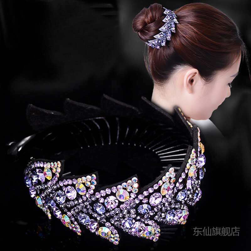 马尾扣发圈发夹盘头发卡抓夹丸子头盘发器懒人神器扎头发头饰女士图片