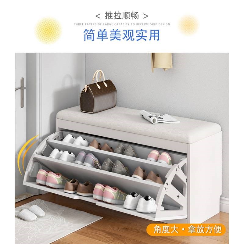 实木超窄换鞋凳家用门口简约翻斗多功能沙发进门室内鞋架入户鞋柜