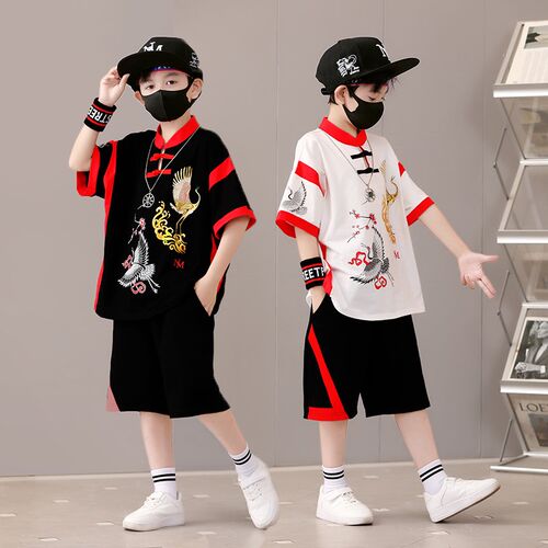 儿童汉服男童古装唐装中国风童装幼儿园国风演出服古风六一表演服