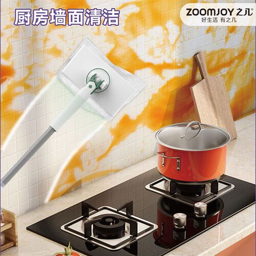 之几2025升级夹洗脸巾拖把自动夹布小拖把清洁神器擦窗柜子擦玻璃