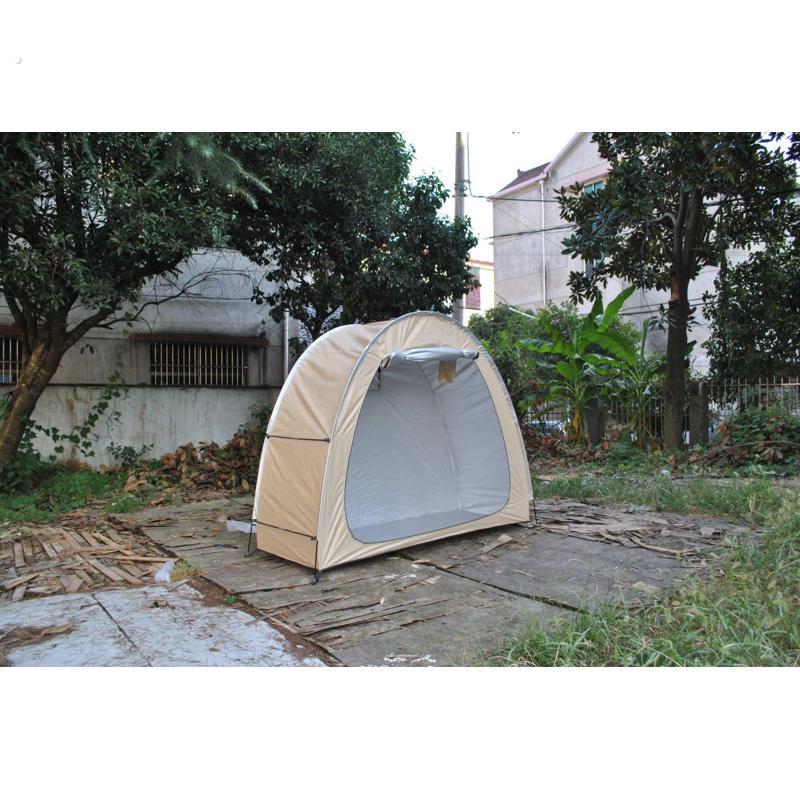 优选现货升级米色户外骑行自行车帐篷,储物室帐篷,摩托车帐篷婴儿