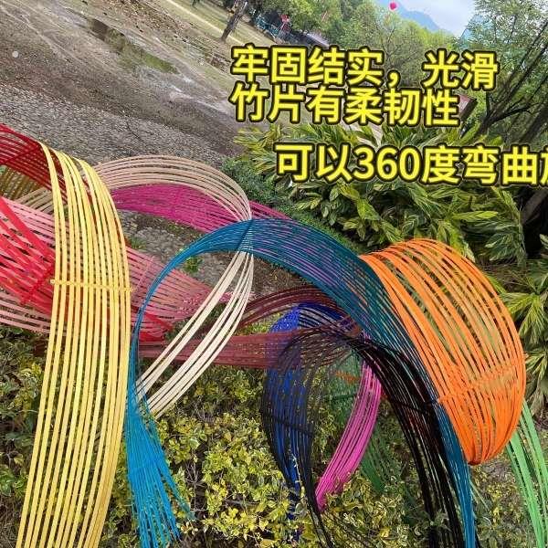 优选婚庆装饰染色款竹排加宽加长颜色装饰竹排染色染色款
