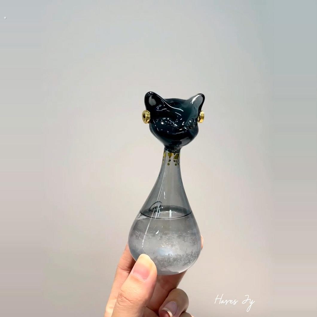 埃及猫天气预报瓶风暴瓶520创意礼品高级精致玻璃摆件送闺蜜礼物