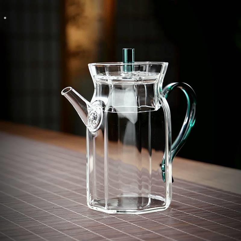 玻璃茶壶耐高温煮红茶器功夫执壶冲泡喝绿茶一人用小单壶精致茶具