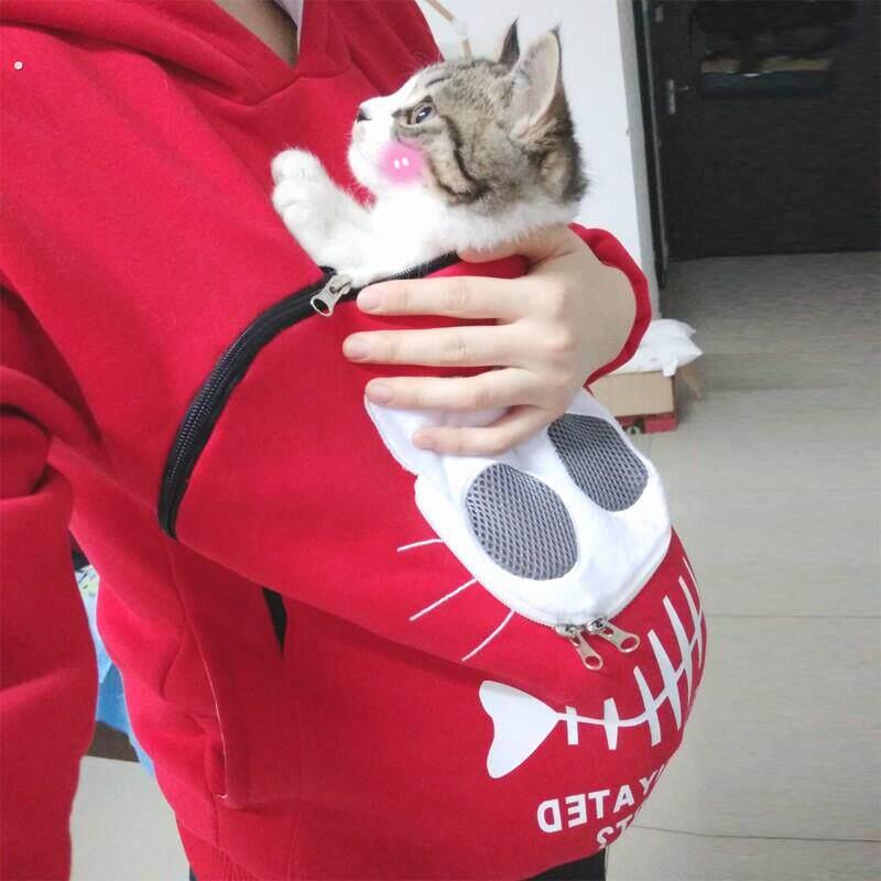 宠物出行卫衣装狗猫出门衣撸猫服可以抱猫咪狗狗穿的衣服溜猫神器