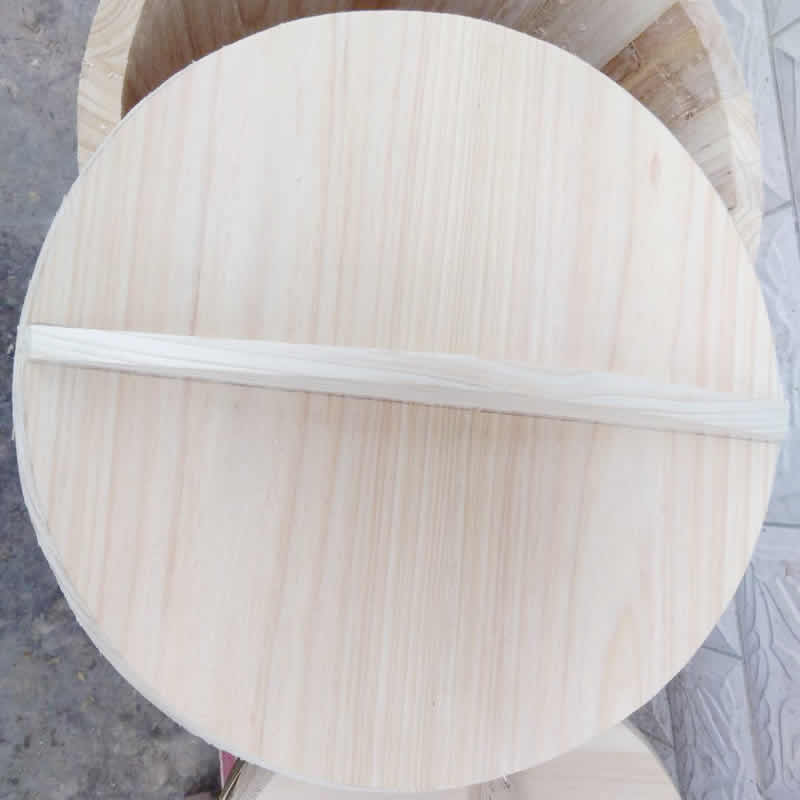 家用蒸饭木桶正子木饭桶贵州纯手工餐厅商用香杉木原木带盖蒸饭桶