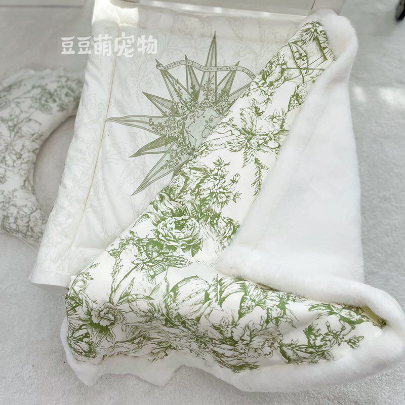 宠物睡觉用小被子狗狗猫咪毛毯秋冬双层兔兔绒柔软毯子