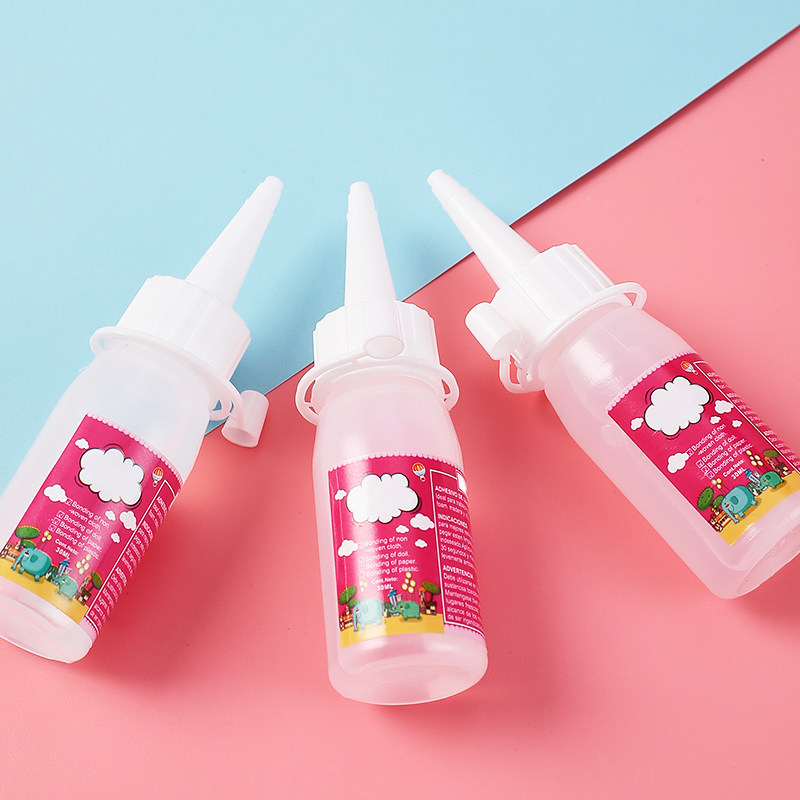 儿童diy手工酒精胶不织布强力布艺幼儿园透明液体胶水包邮10瓶装