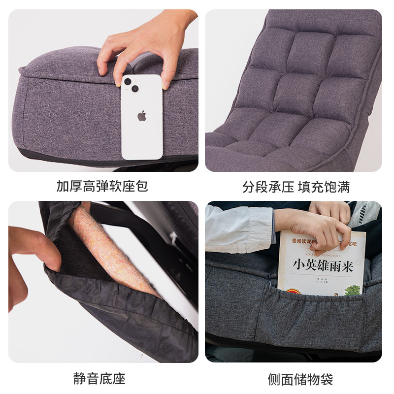 阅读角儿童沙发儿童房折叠懒人沙发读书角布置小凳子小孩靠背座椅