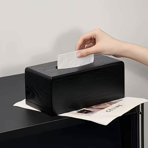 【新家的100个快递】木质纸巾盒高级感家用客厅抽纸盒实木餐巾盒