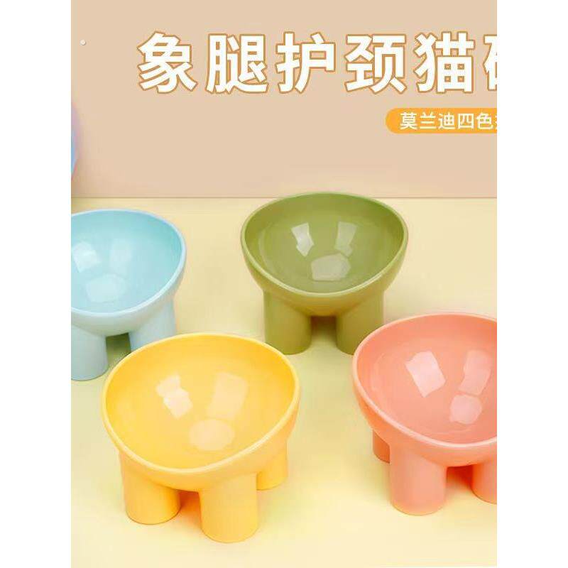 宠物猫碗泰迪碗高脚保护颈椎猫粮盆饭碗狗狗饭碗饮水碗喝水防打翻