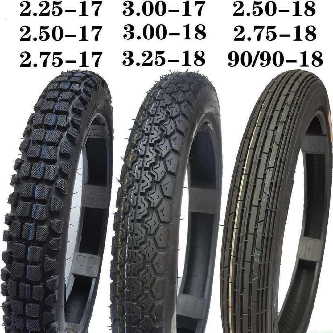摩托车轮胎2.502.753.00-18-17前外胎后外胎防滑胎胎轮胎耐磨