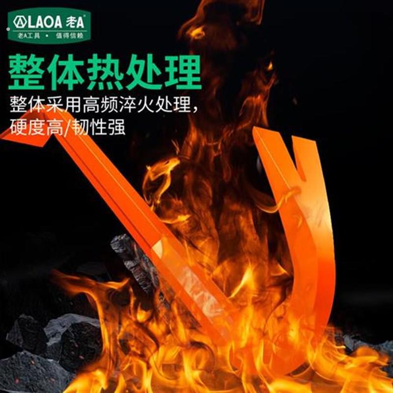 撬棍撬杠扁头撬棒工业车用货车撬杠木工破拆木箱起钉器工具