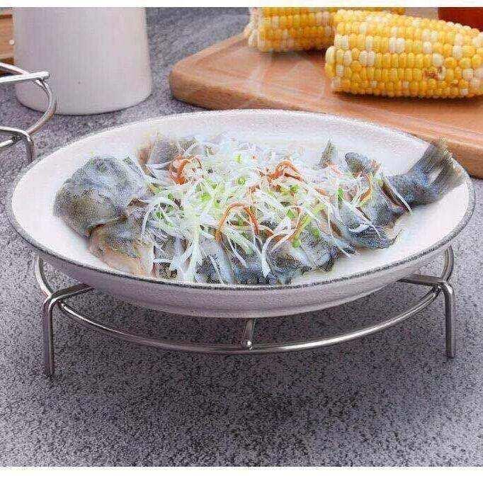 加厚不锈钢304蒸架子防烫隔热隔水蒸架电饭锅锅多功能蒸架子