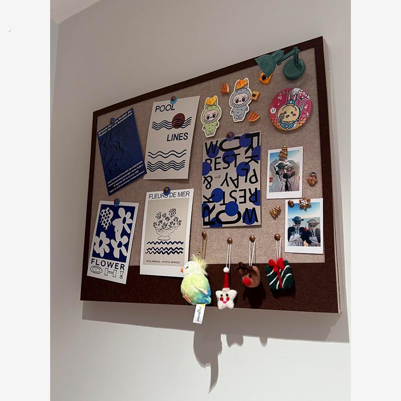 翻盖毛毡板墙贴电表箱遮挡盖板展示墙装饰免打孔遮丑神器新家改造