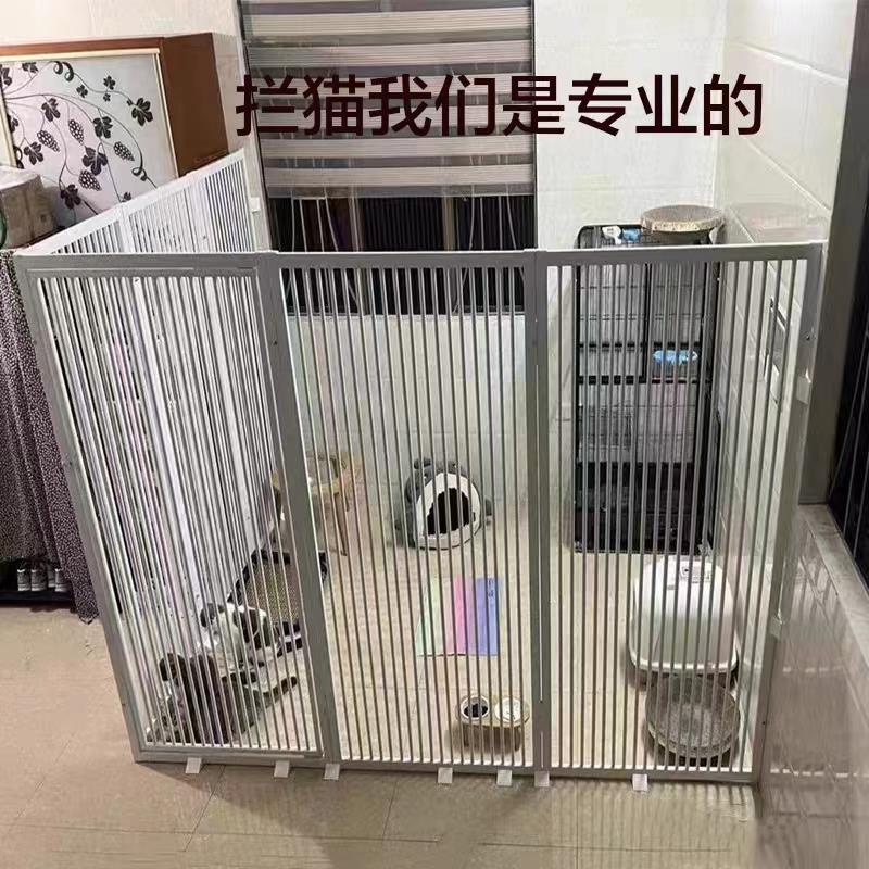 免打孔宠物围栏室内防猫门隔离门可调高度宠物栏杆适用多种空间宠
