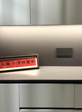 新家的100个快递轻奢家居摆饰玄关书法画框装饰品客厅氛围感好物