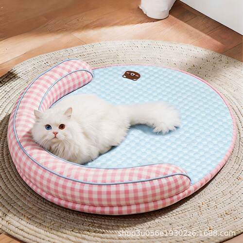 宠物冰垫猫咪冰垫夏日降温神器狗狗凉席冰感猫窝可拆洗冰豆豆凉垫