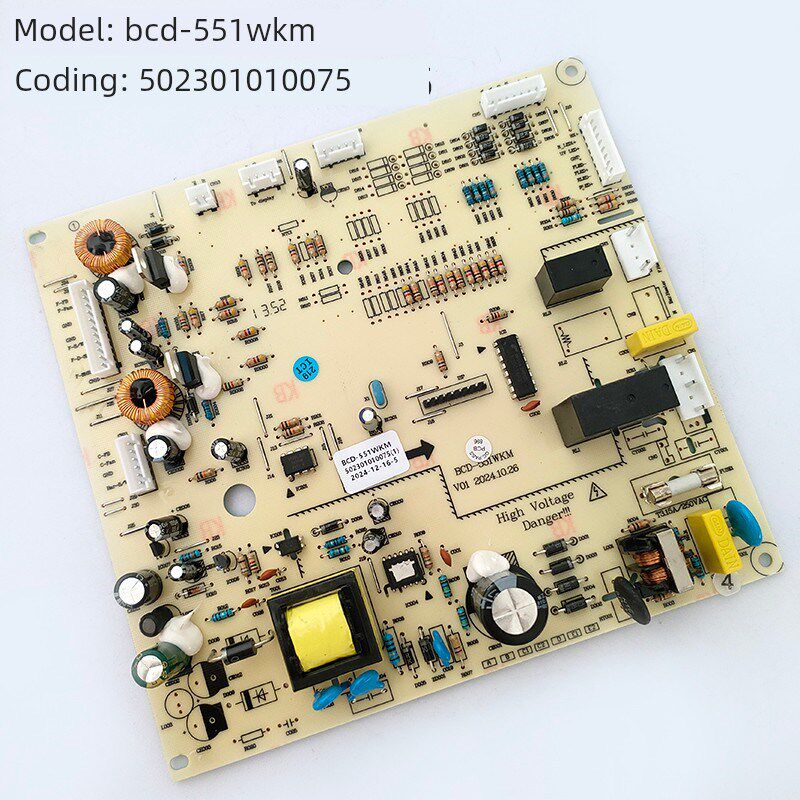适用于美的冰箱BCD-551WKM主板 502301010075/50230101008N电脑板