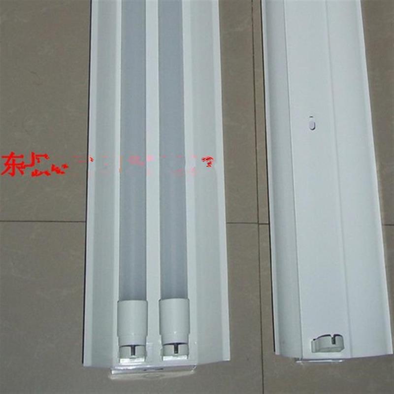 单管双管带罩日光灯支架灯LED灯管专用灯架空灯架支架LED日光灯架