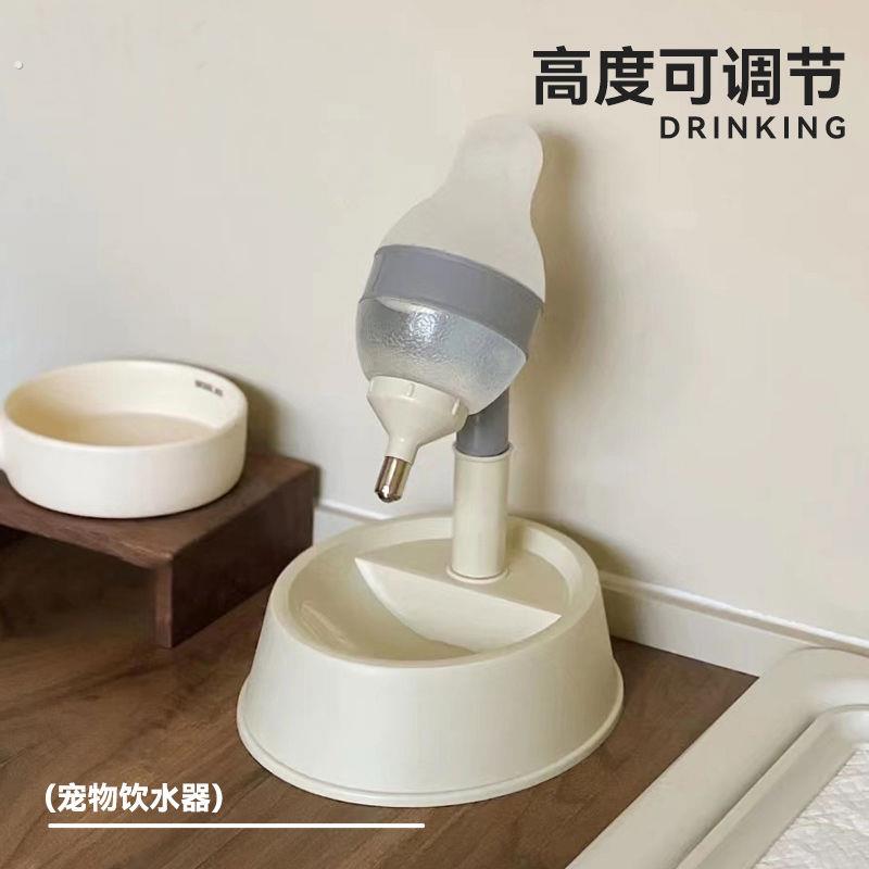 不湿嘴狗狗立式饮水器 悬挂式滚珠宠物喝水器 适用中小型犬的饮水