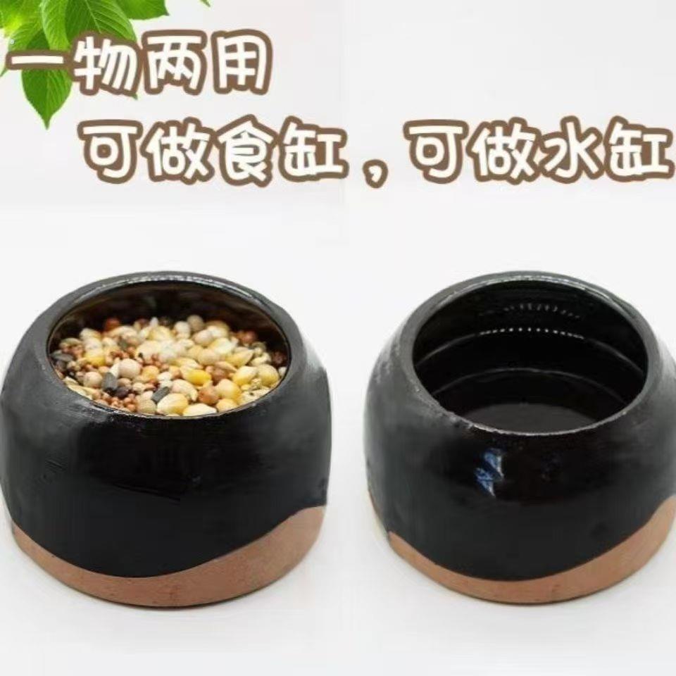 鸽子陶瓷食罐加厚鸟食盒碗喂食盒水槽陶瓷鸟罐鸽子用用具信鸽鸽具