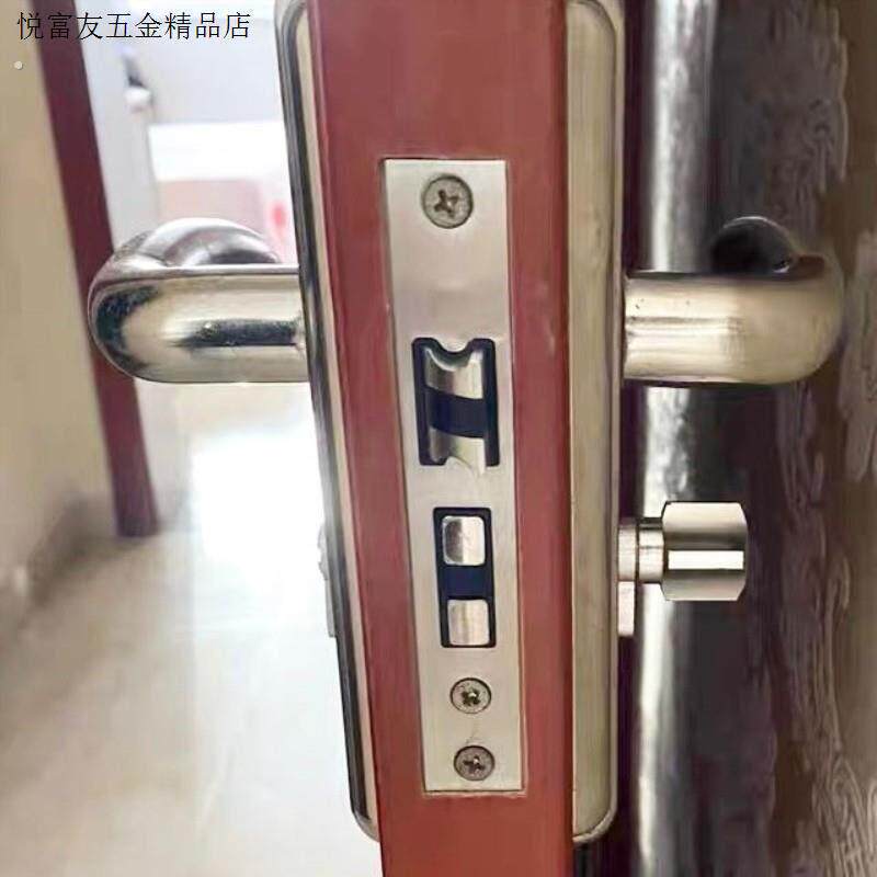 大58锁芯不锈钢小大50木门锁体静音室内家用卧室通用型锁舌锁体