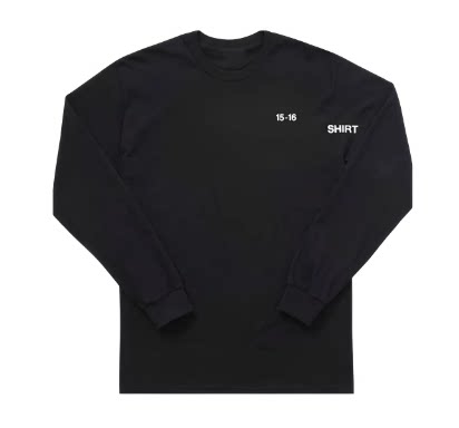 thumbnail for Long sleeves in solid letters