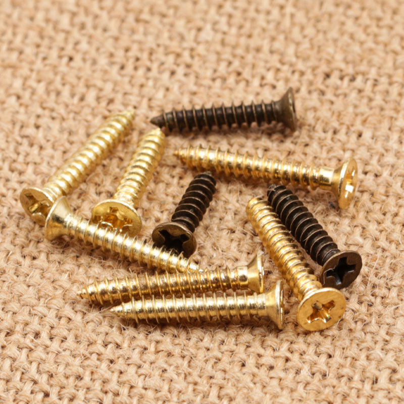 镀金KA M2*4-M4*30 青古铜KA M2*4-M3*16 碳钢十字沉头自攻螺丝钉