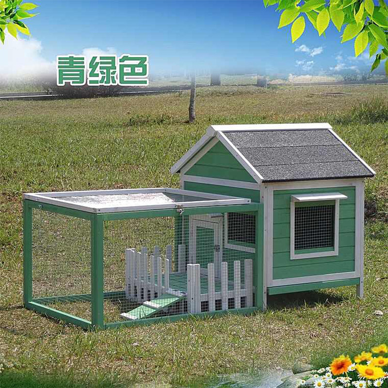 四季通用木制狗窝户外防雨宠物室外小型犬狗房子型狗舍保暖兔笼