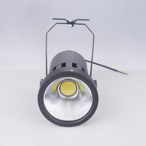 LED80W120W展览金卤灯 展示厅舞台展会炮灯聚光三色射灯COB可调节