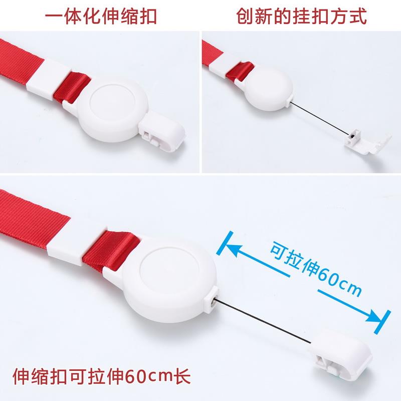 卡仕达布纹三卡位PU卡套IC卡工牌厂牌套订做参会证胸牌胸卡吊牌卡