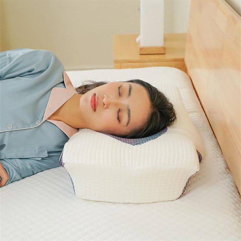 防打呼噜专用枕头止鼾神器护颈椎助睡眠侧睡辅助枕成人鼻腔呼吸枕