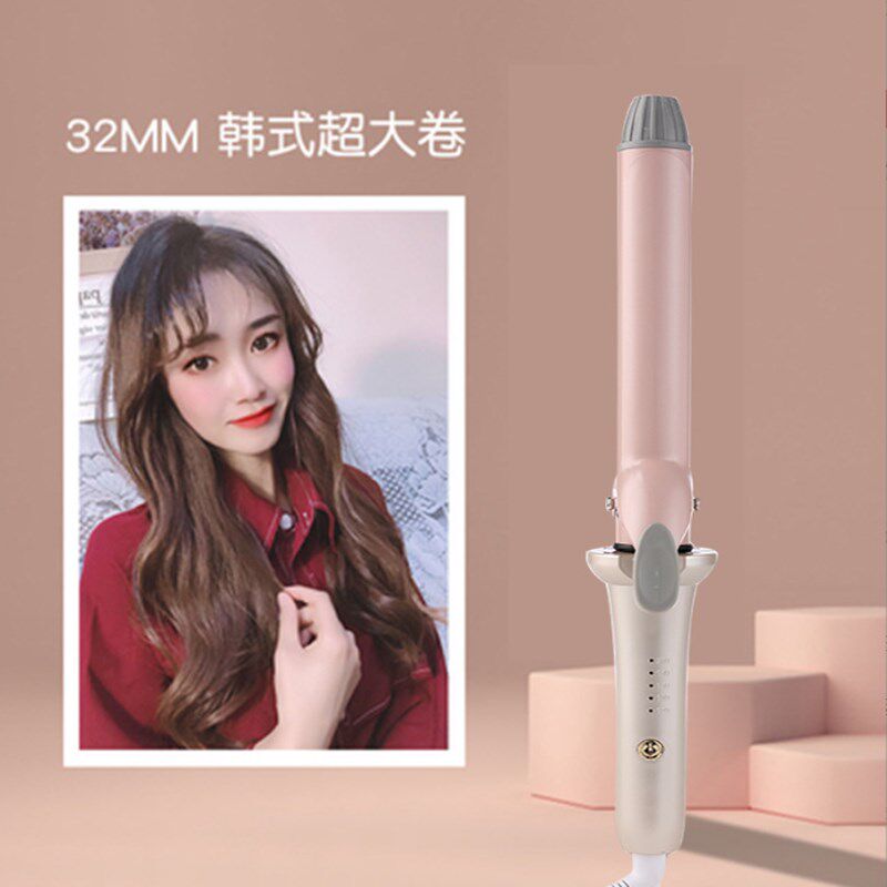 雅周陶瓷釉温控卷发器梨花头卷发棒大卷波浪烫发液晶显示卷发神器