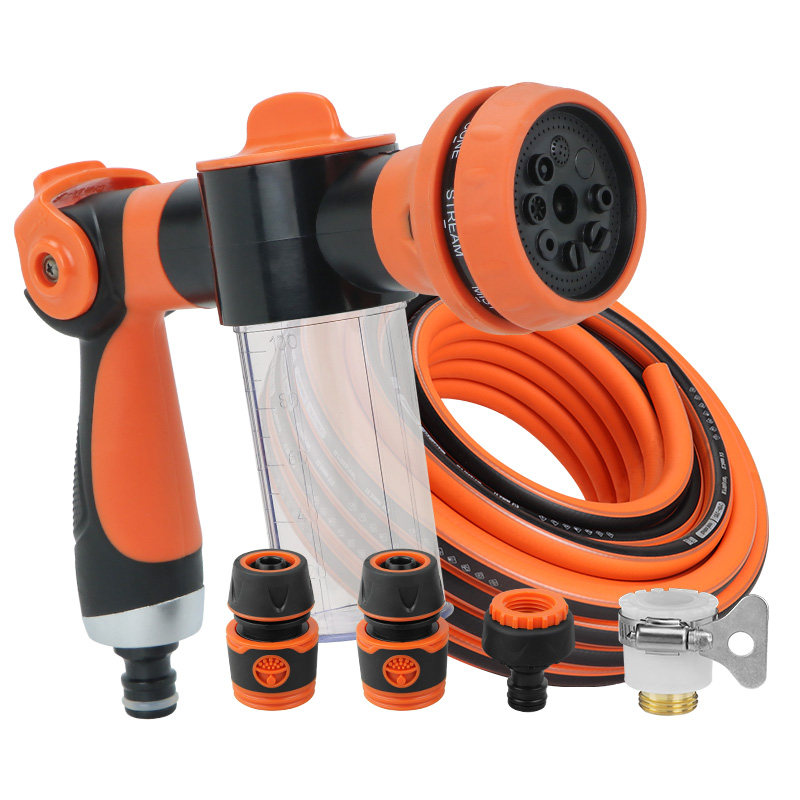 朗祺多功能高压洗车水枪泡沫器喷壶水管家用套装冲车浇花神器喷头