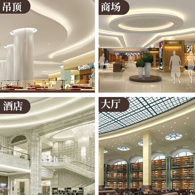 led灯带220v超亮5730双排中性光4000K工程家用商用自然光软灯带条