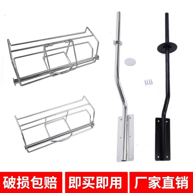 直杆连卷袋支架货架超市散称区袋支架悬挂式塑料袋支架购物袋支架